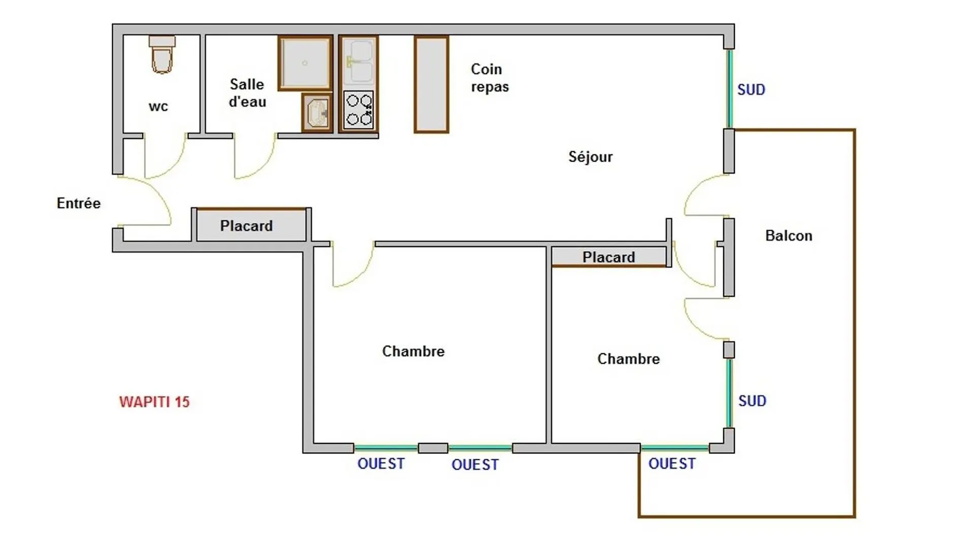 3***, Chaleureux, 3 Pieces, 6 Pers., Proche Pistes Et Commerces, Wifi - Fr-1-304-77 拉克吕萨 0*,